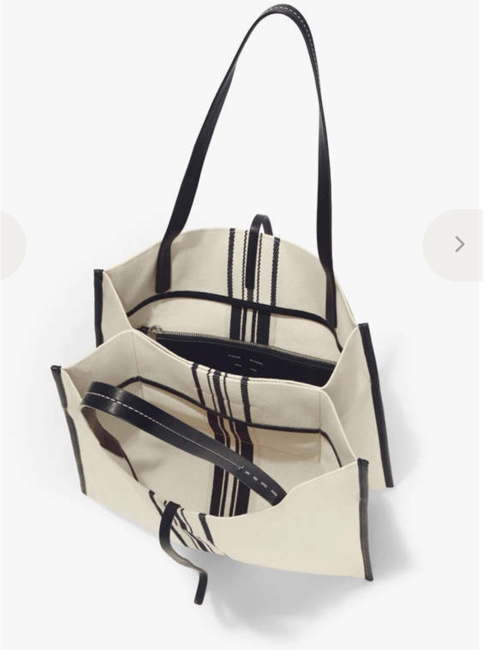 Proenza Schouler White Label Twin Stripe Tote - Picture 3 of 8